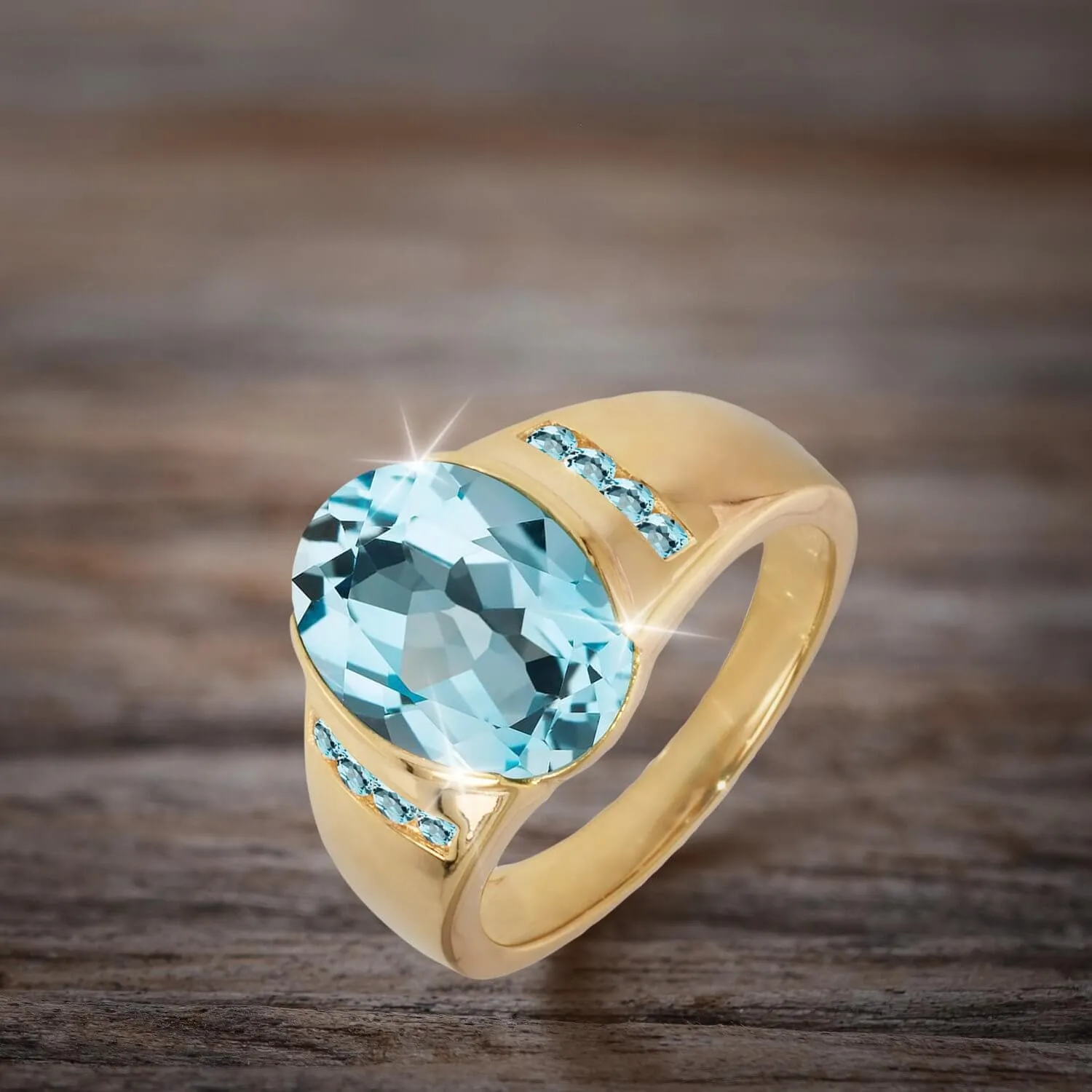 Marina Topaz Men's Ring