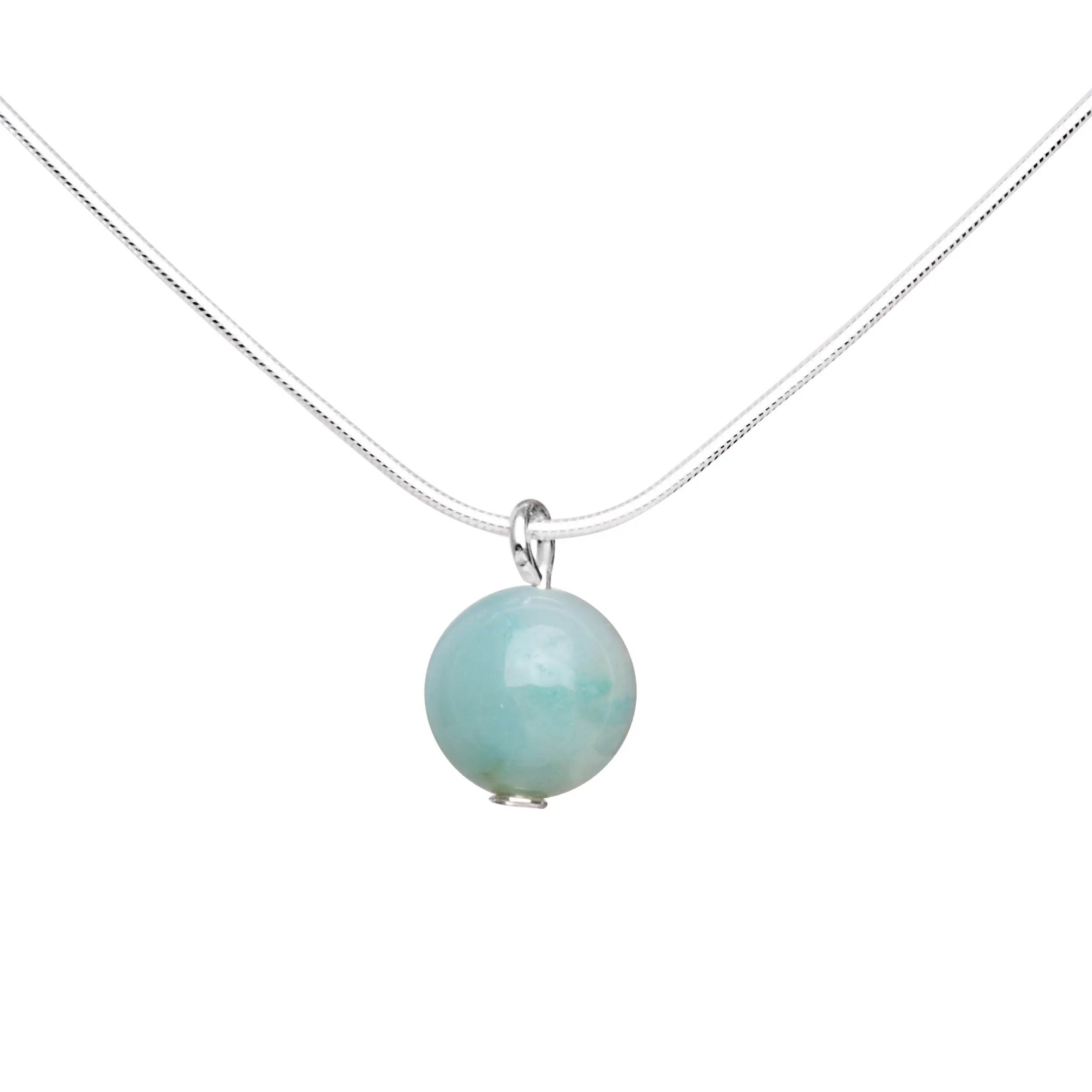 Necklace Stone Pendant | Amazonite