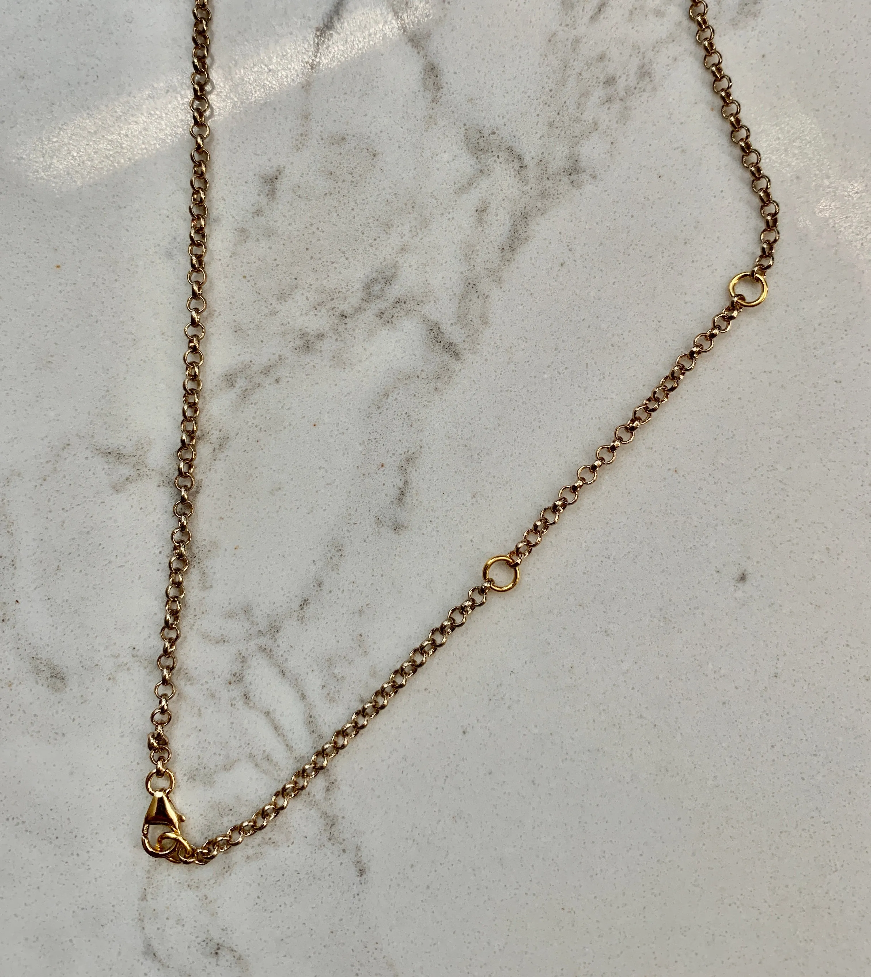 O Ring Chain Link Necklace