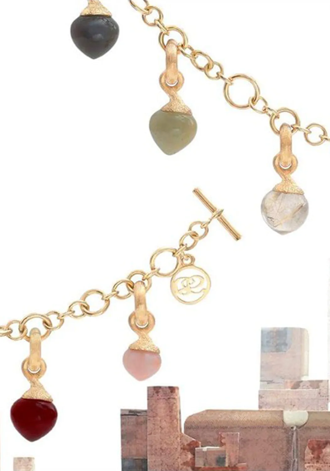Ole Lynggaard Sweet Drops 18KYG Grey Moonstone Charm