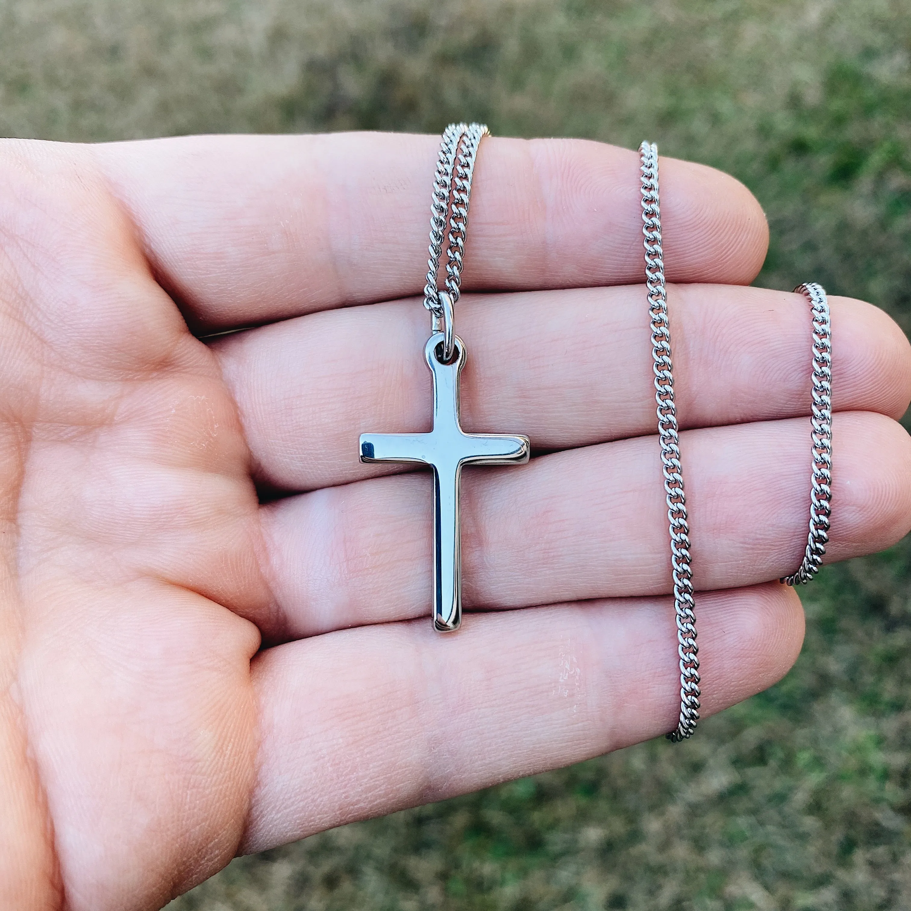 Original Cross Necklace - Silver