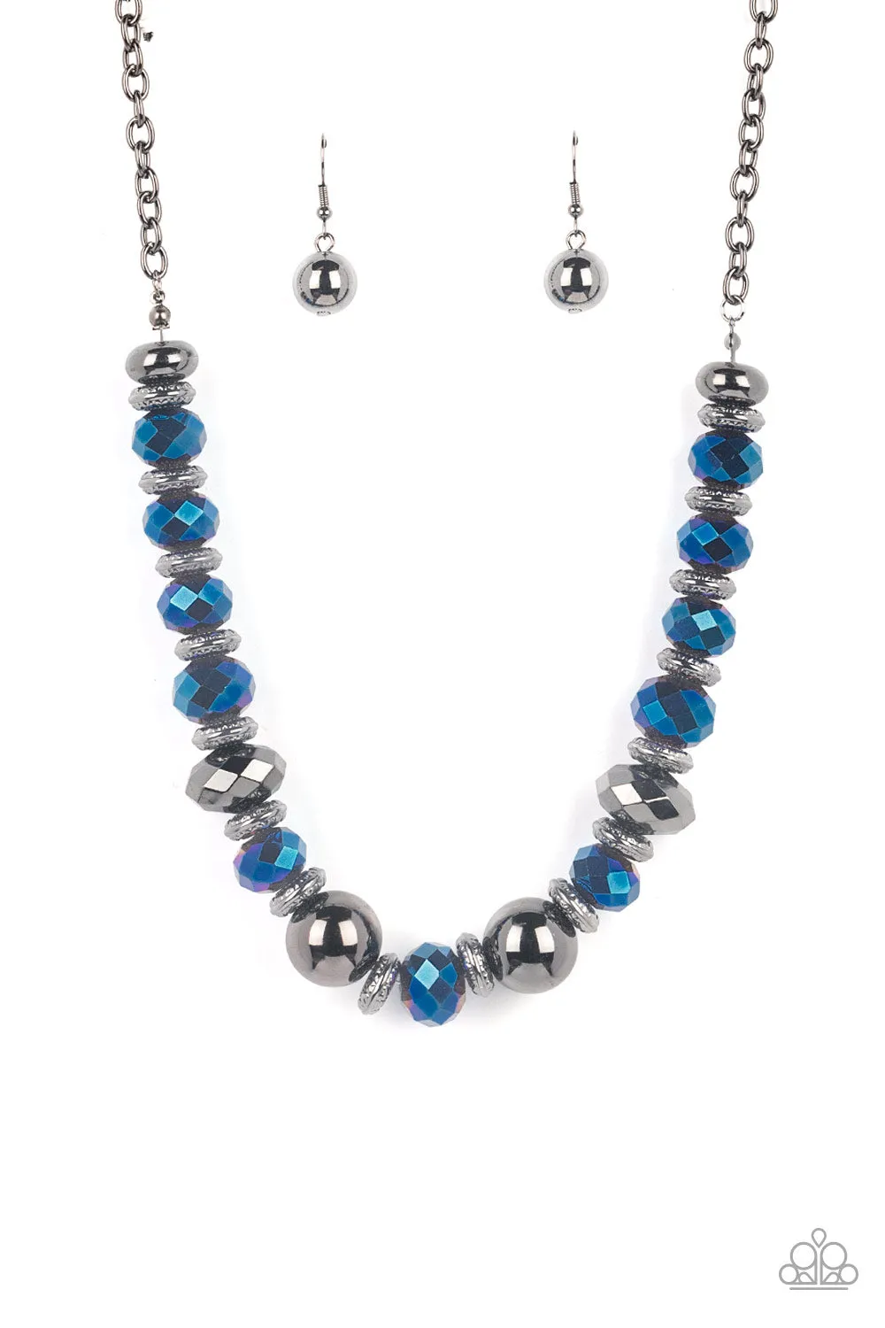 Paparazzi Interstellar Influencer - Blue Necklace
