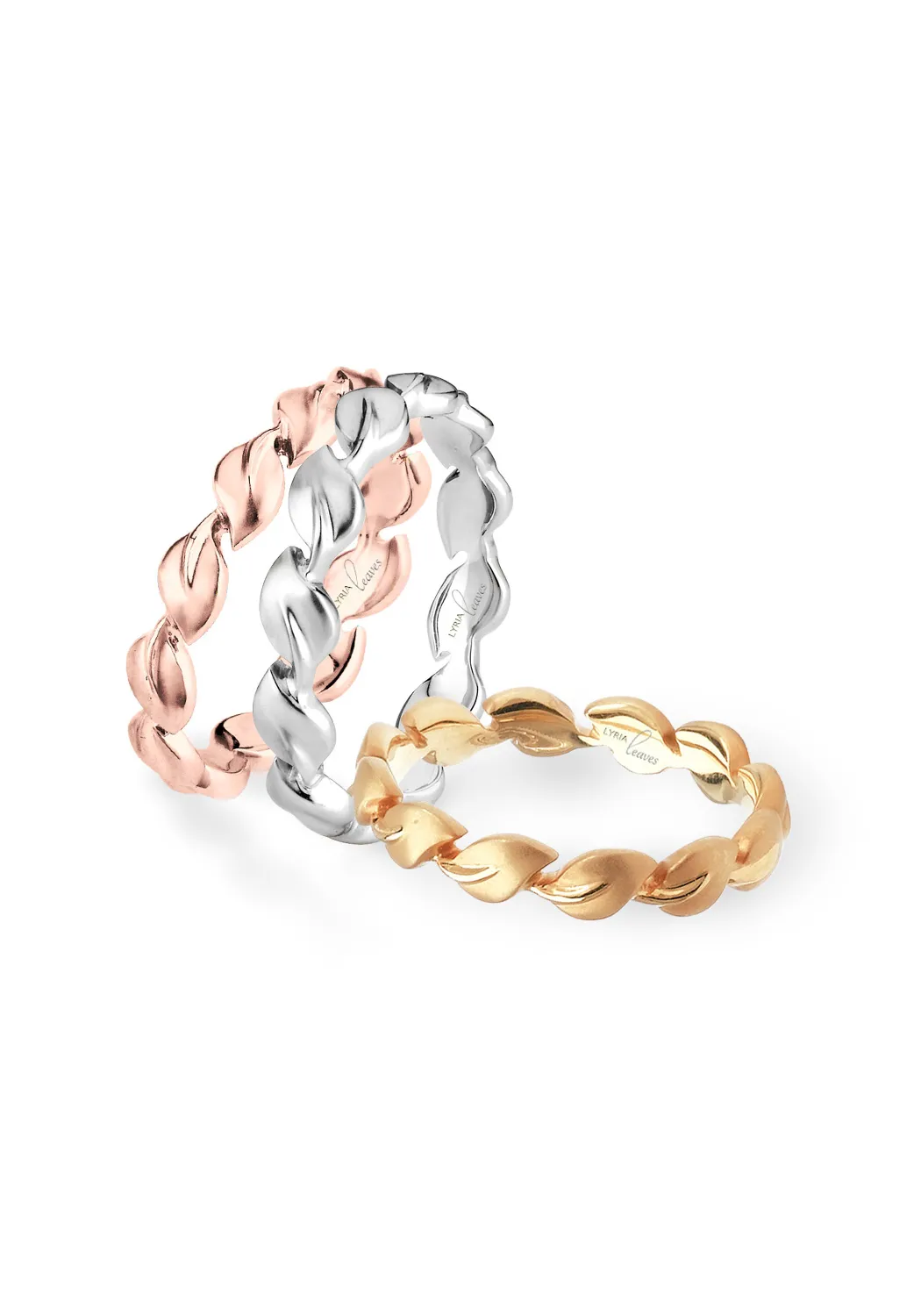 Parade Design Lyria Leaves 18K Gold Wedding Band | Choose Gold