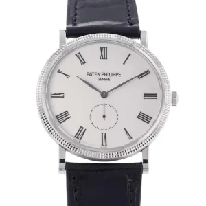Patek Philippe Calatrava 5119G-001 Watch Men's White Dial