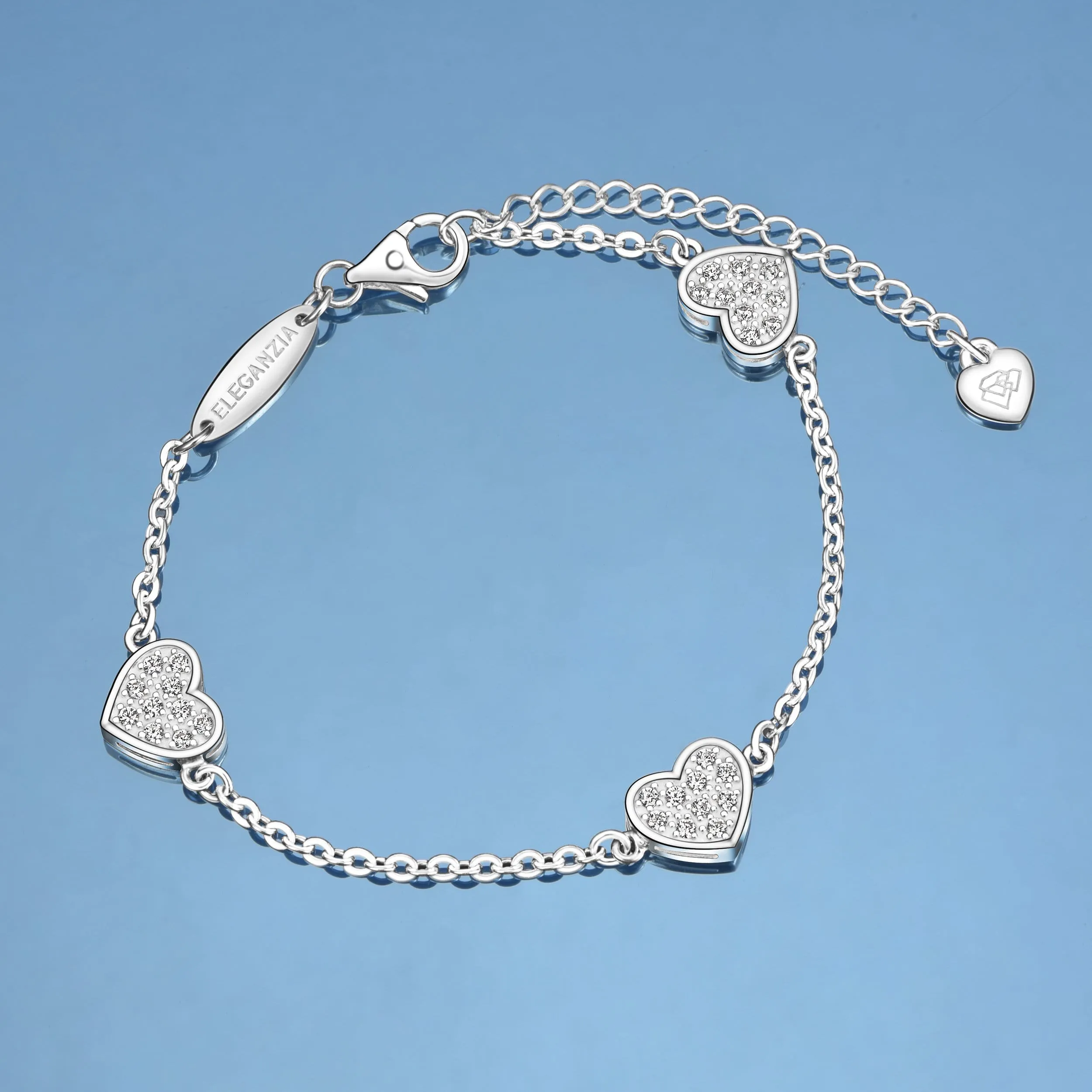 Petite Sterling Silver Heart Bracelets