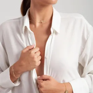 Raquel Welche 121 Crescent Gem GOLD