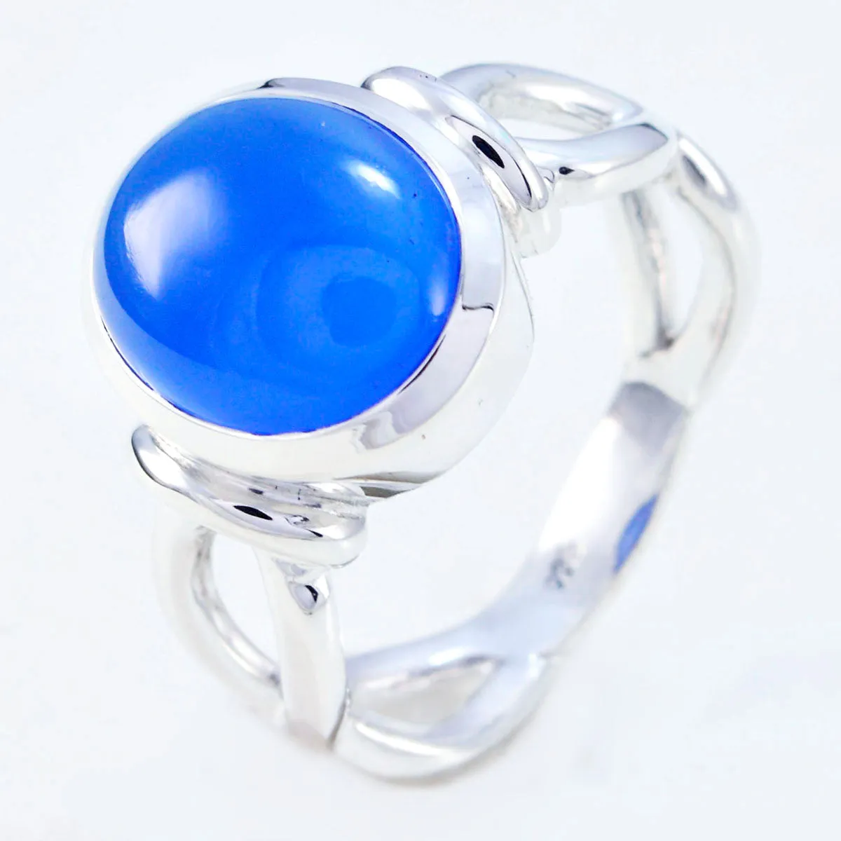 Refined Gems Chalcedony 925 Sterling Silver Ring Pandora Jewelry Store