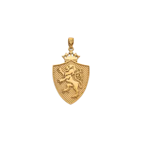 Royal Shield Pendant - Gold