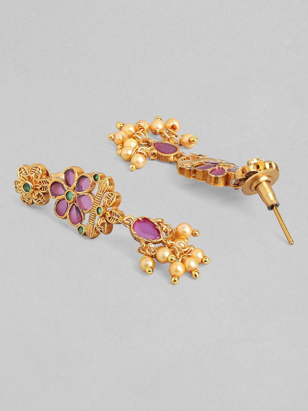 Rubans 24K Gold Plated Handcrafted Intricate Work Choker Set