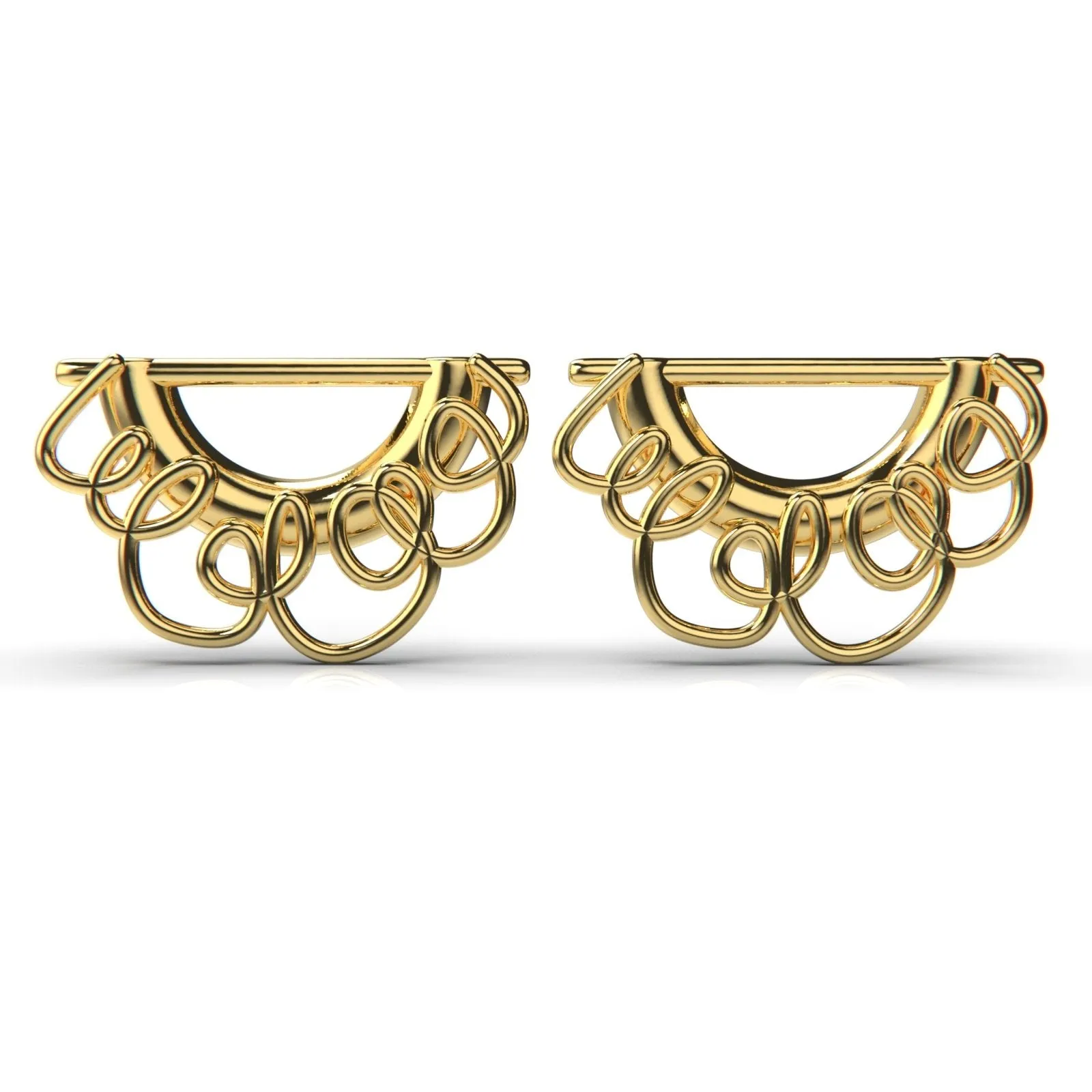 Scribble Stud Earrings