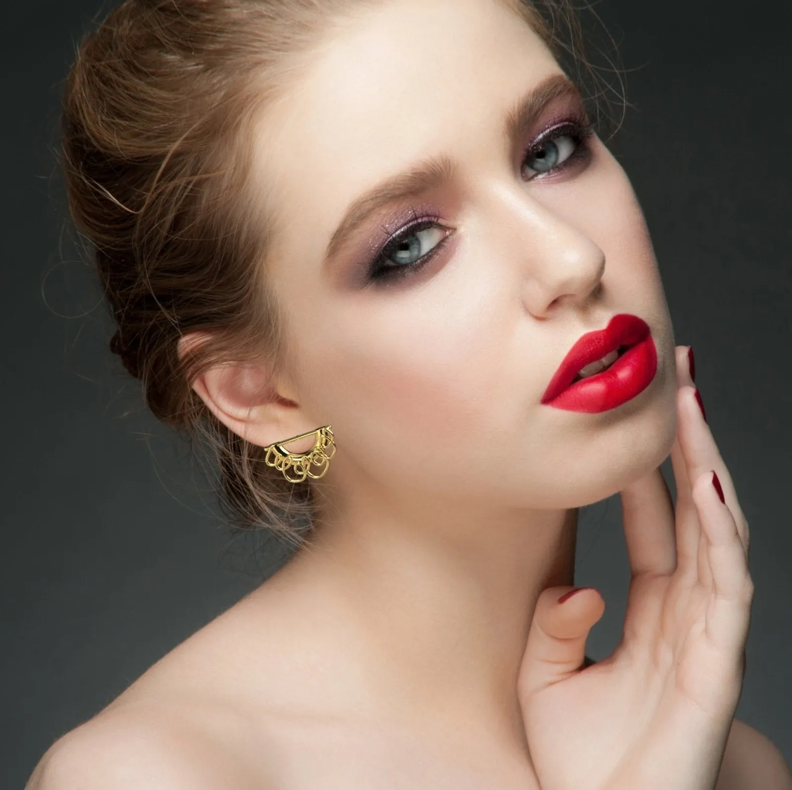 Scribble Stud Earrings