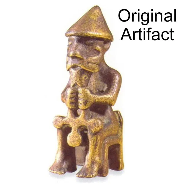 Sitting Thor Replica - Bronze or Silver