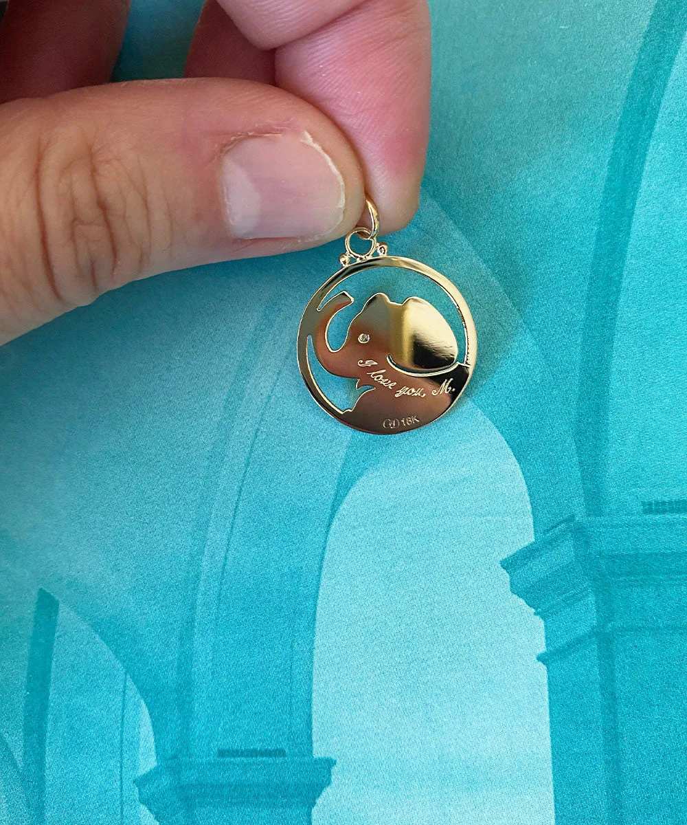 Small Elephant Pendant