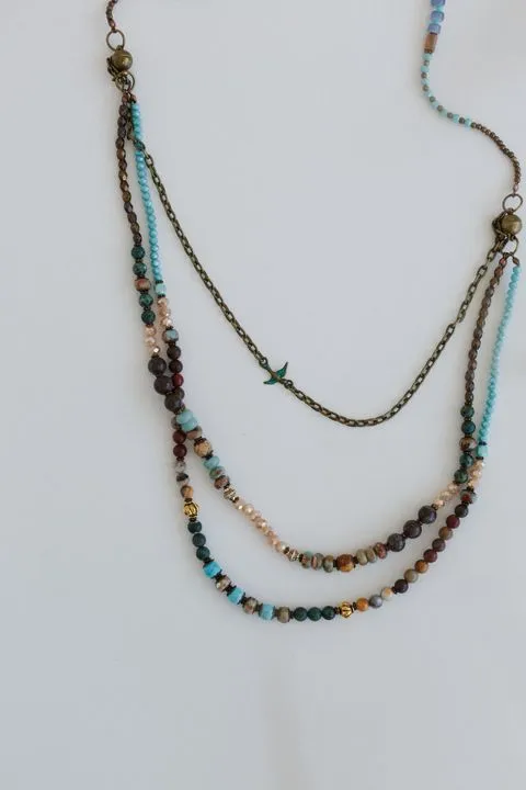 Sparrows Song Necklace - Multi