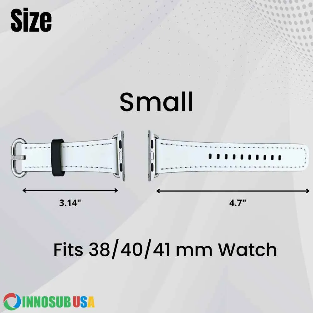 Sublimation Printing Watch Band Blanks Compatible with Apple Watch 38-45mm