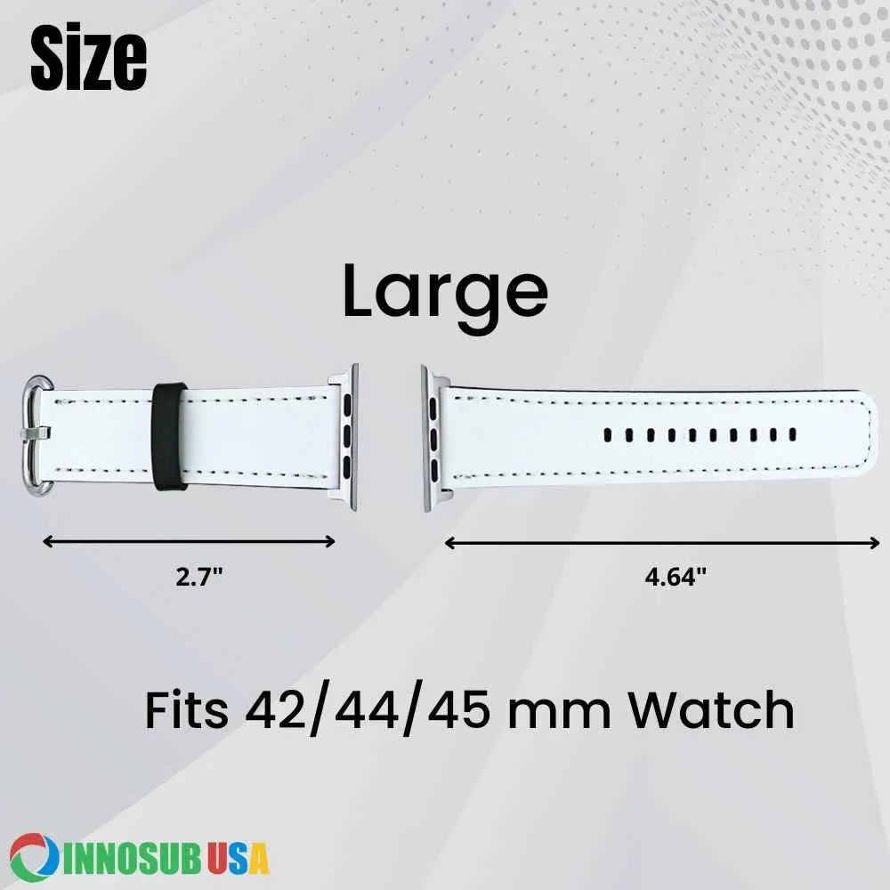Sublimation Printing Watch Band Blanks Compatible with Apple Watch 38-45mm