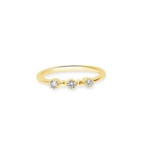 Three Stone Diamond Ring
