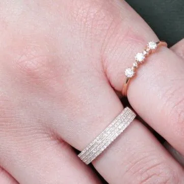 Three Stone Diamond Ring