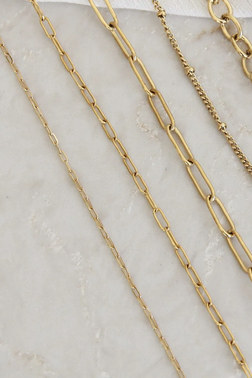 Tiny Paperclip Bracelet