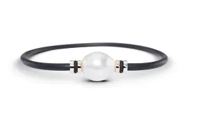 Two Tone Rondels and White Pearl Neoprene