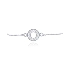 VALERIA SILVER EXTRA SMALL ADJUSTABLE BRACELET FILIGREE