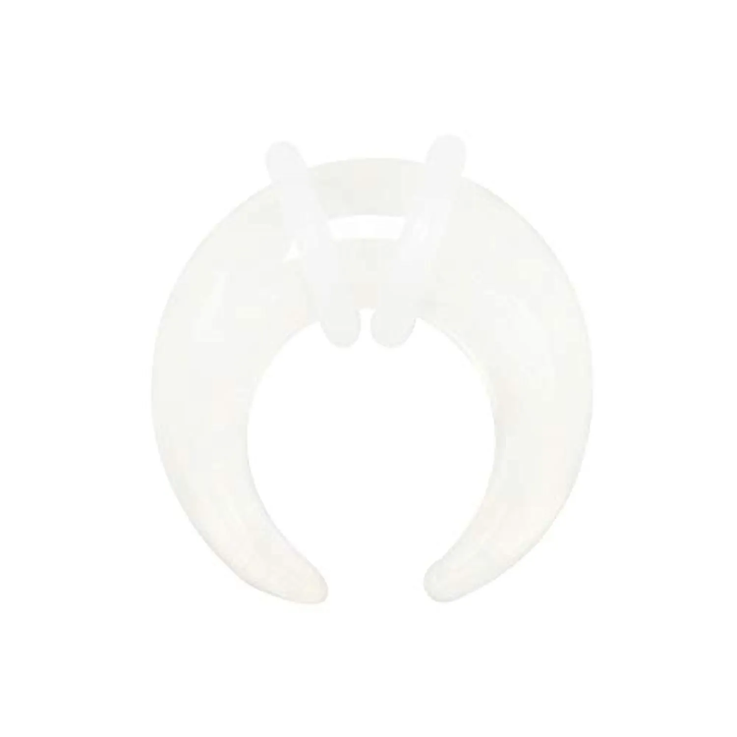 White Glass Pincher WildKlass Taper with O-Rings