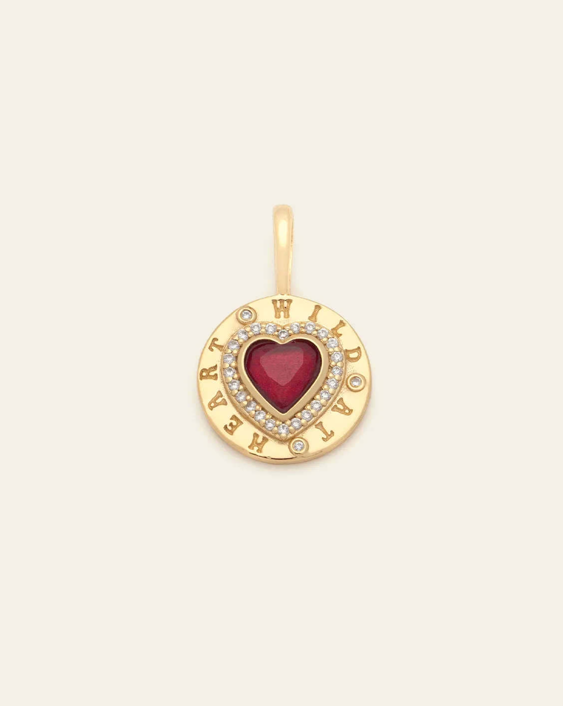 Wild at Heart Gold Vermeil Pendant - Exquisite Handcrafted Jewelry