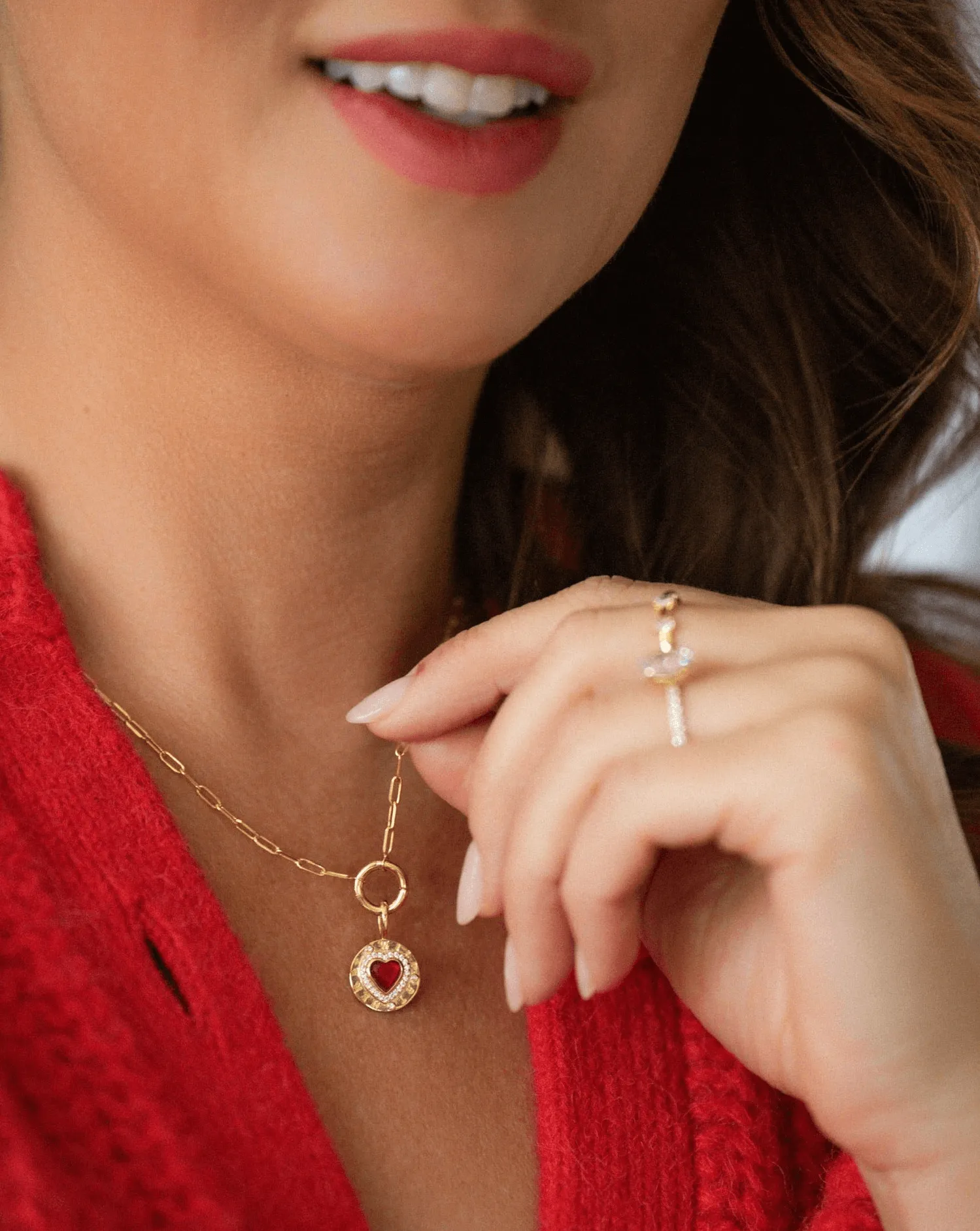 Wild at Heart Gold Vermeil Pendant - Exquisite Handcrafted Jewelry