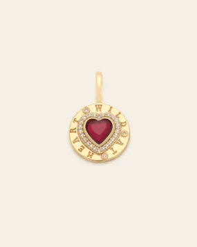 Wild at Heart Gold Vermeil Pendant - Exquisite Handcrafted Jewelry