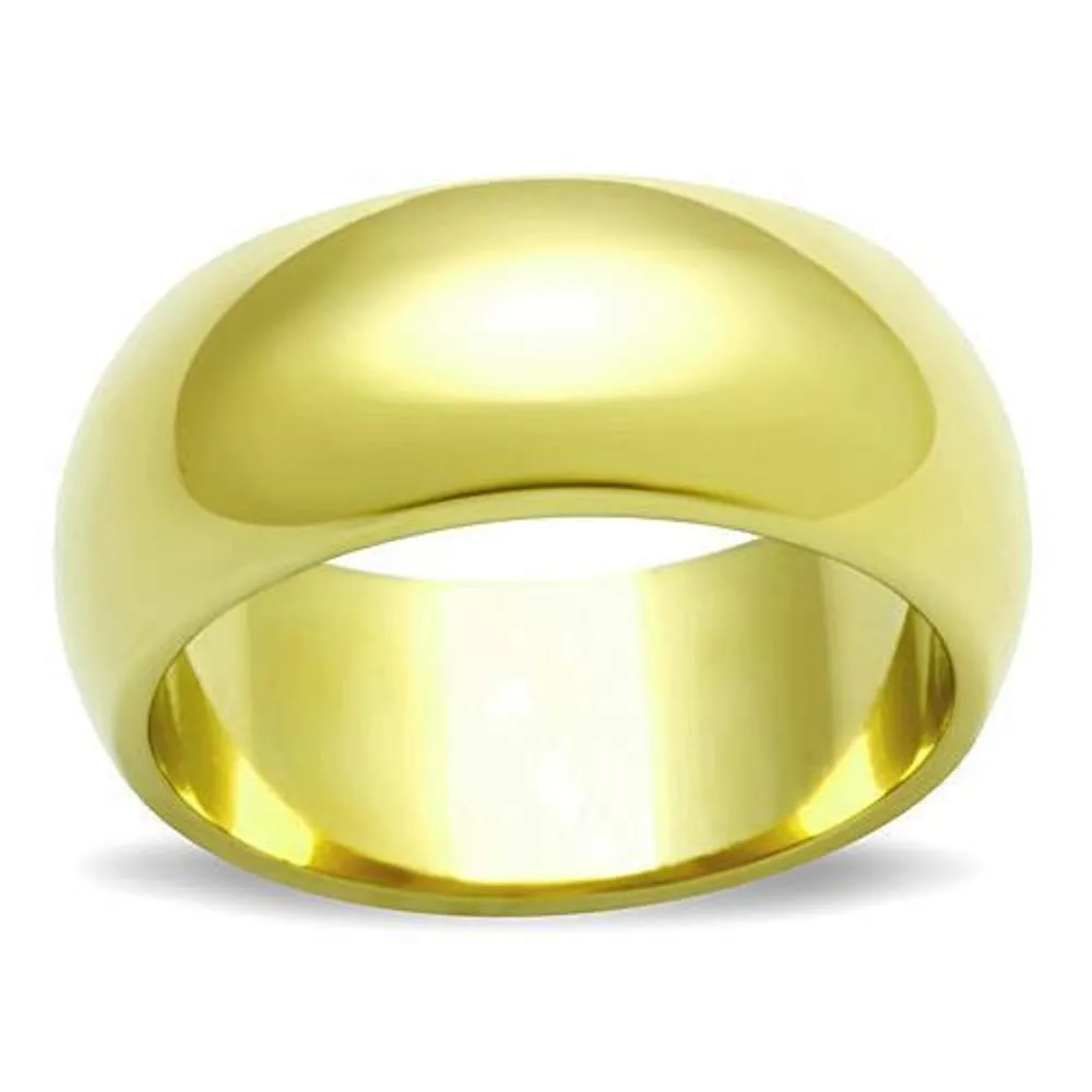 WildKlass Stainless Steel Wedding Ring IP Gold Women