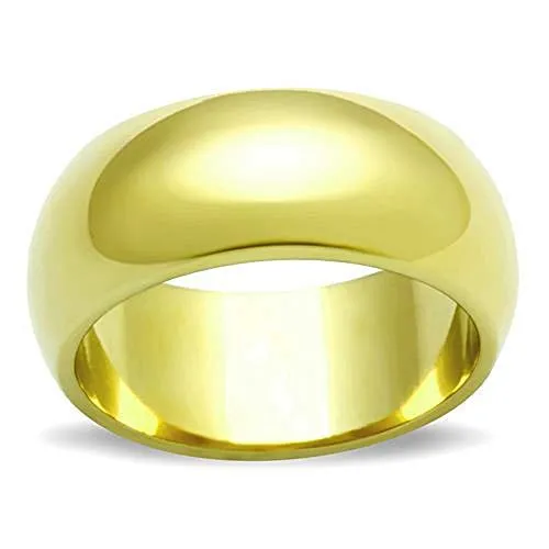 WildKlass Stainless Steel Wedding Ring IP Gold Women