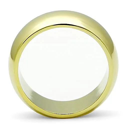 WildKlass Stainless Steel Wedding Ring IP Gold Women