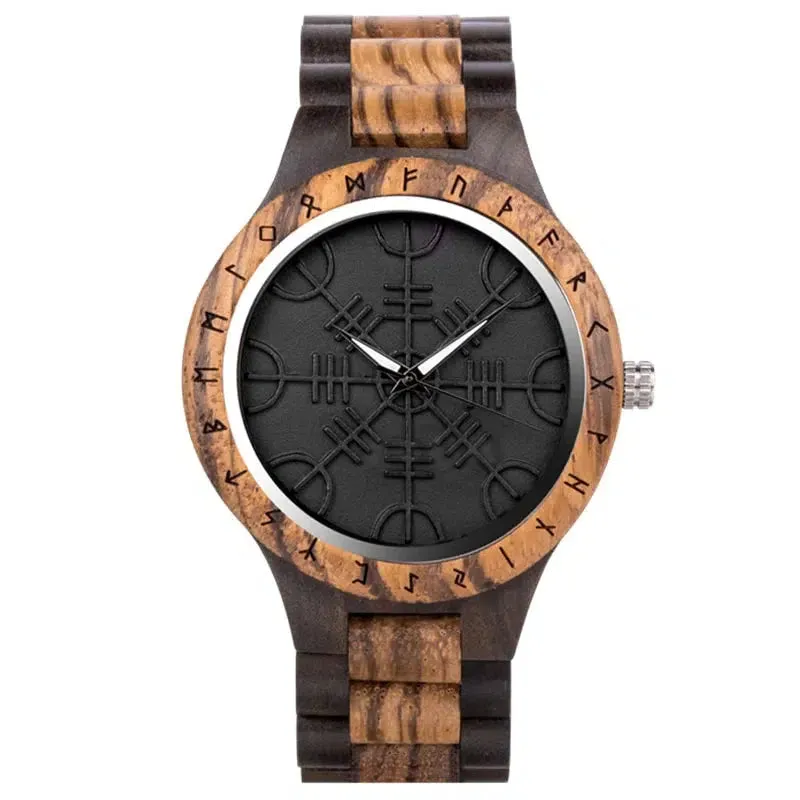 Wooden Viking Watch DARK OAK