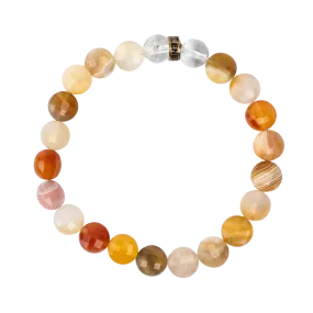 Yellow Botswana Agate Bracelet