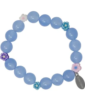 Zomi Flower Bead Stretch Bracelet