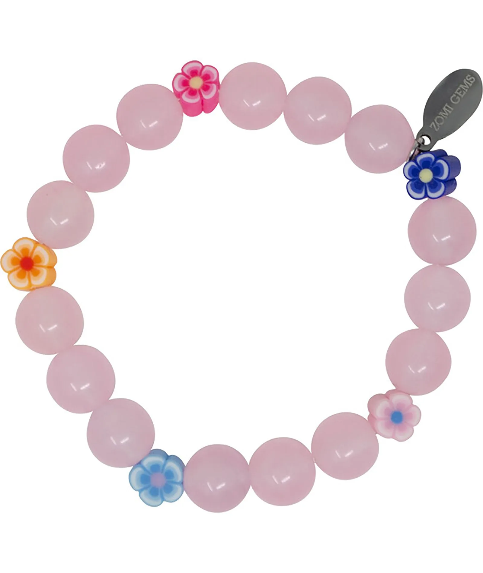 Zomi Flower Bead Stretch Bracelet