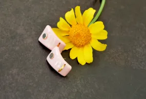 עגילי מיני- ורוד